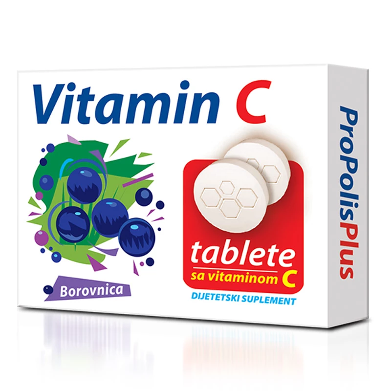 Vitamin C tablets BLUEBERRY